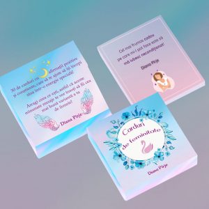 Carduri de feminitate - cartonase cu afirmatii pozitive